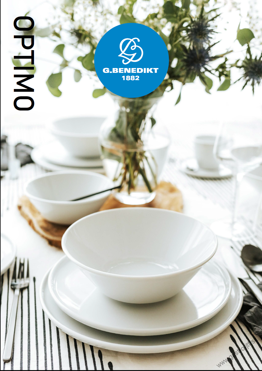 Miska hlboká pr. 13 cm OPTIMO white glazed