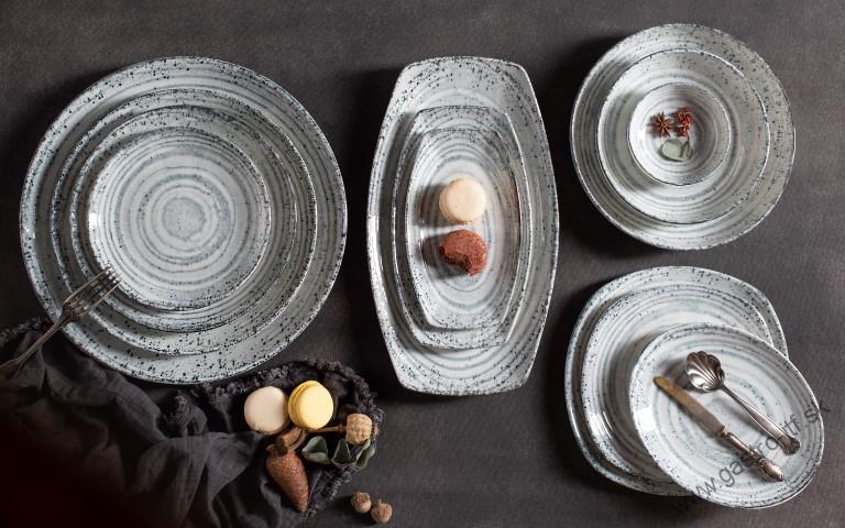 Tanier plytký 27 cm NATURA