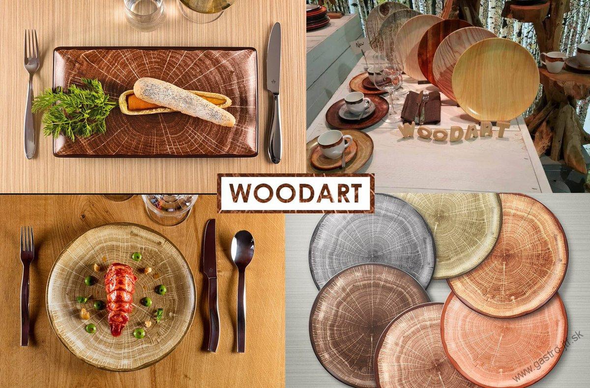 Podšálka 13 cm k šálke 9cl  WOODART BEECH GREY