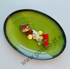 Tanier oválny 36 x 27 cm Lea Dark green