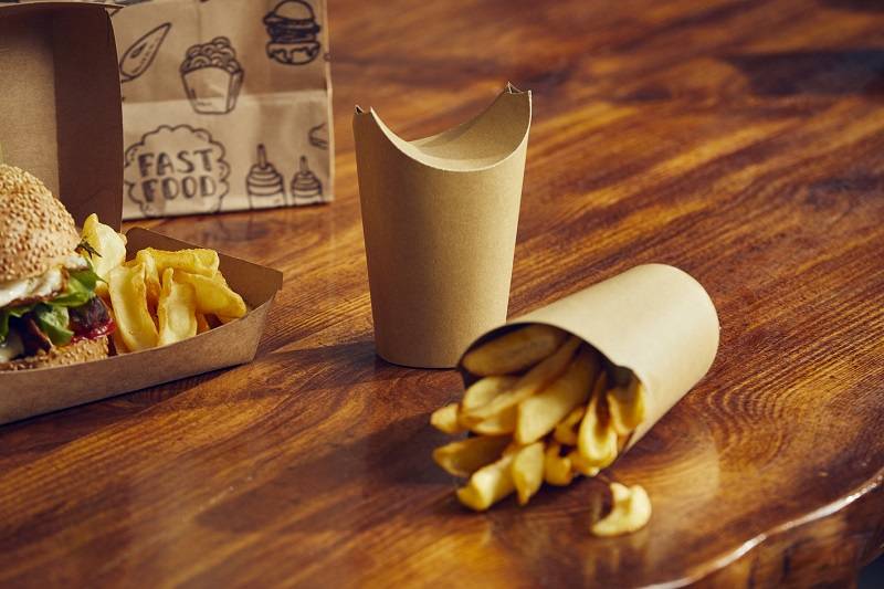 Box na hranolky 620 ml 6,4x17,6 cm (50 ks)