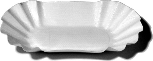 Papierová miska oválna 10,5 x 17,5 x3 cm (250 kusov) na HRANOLKY