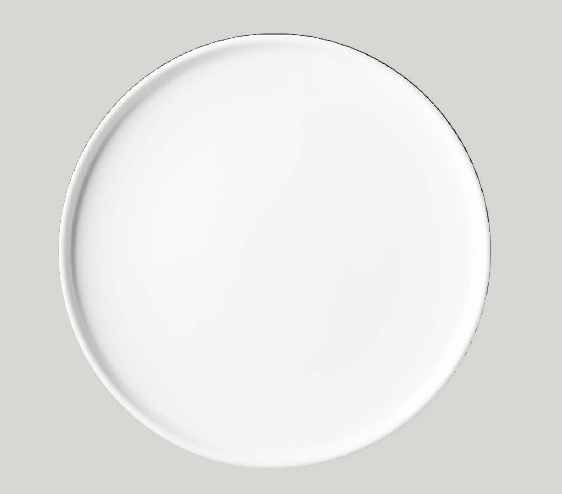 Tanier plytký rovný (pizza) 30 cm OPTIMO white glazed