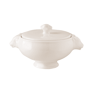 Miska s vekom "levia hlava" 14 cm / 57 cl