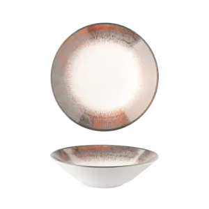 Tanier hlboký pasta 22 cm Optimo SHELL Brown