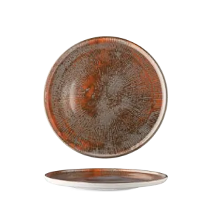 Tanier plytký 24 cm Optimo SHELL Brown