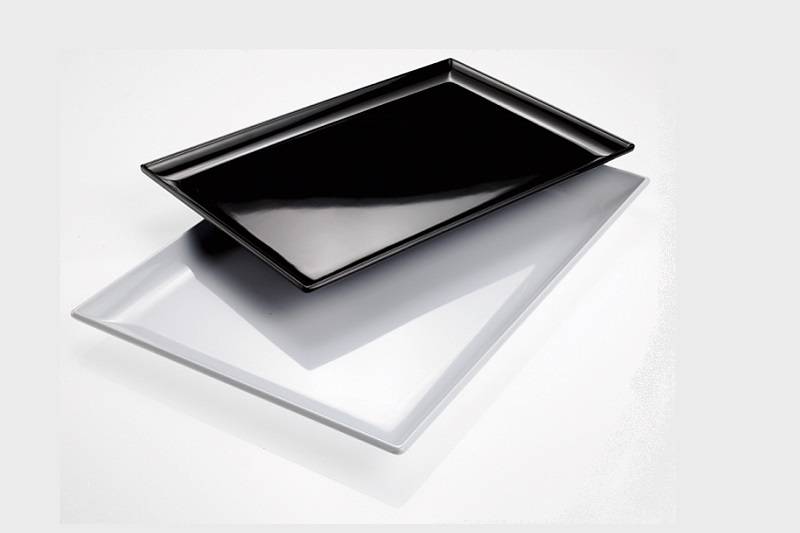 Melamínový podnos čierny 35x24x2,3