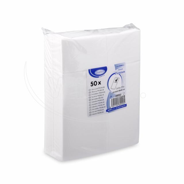 Obrúsok CutleryStar biely premium  32x40 (50ks)