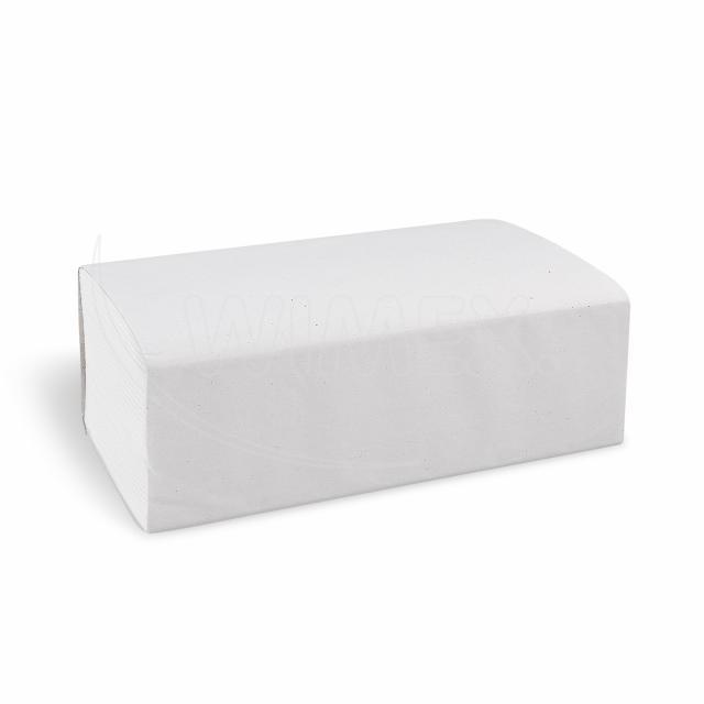 Papierové Utierky biele 20,6x24 cm (150 ks) ZZ úzke 2vrst