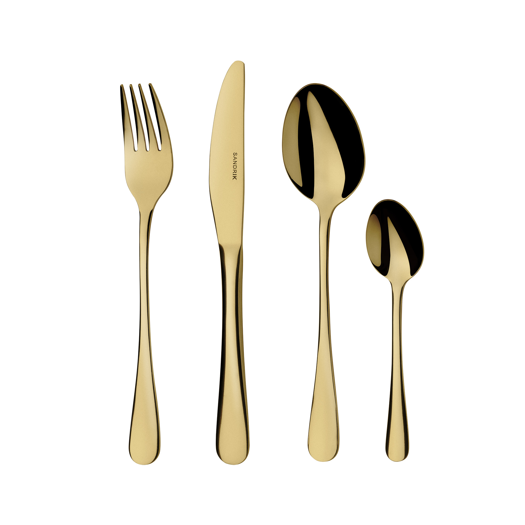 Príborová súprava ZLATÁ 24 diel Hotel PVD-gold