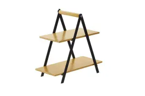 Stojan bambus - kov 34 x 17 x 33 cm