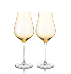 Farebné poháre na víno DION 500 ml YELLOW (2 ks)
