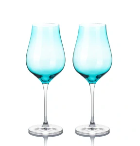 Farebné poháre na víno DION 500 ml BLUE (2 ks)