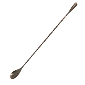 Lyžica barmanská twisted medená Vintage 30 cm