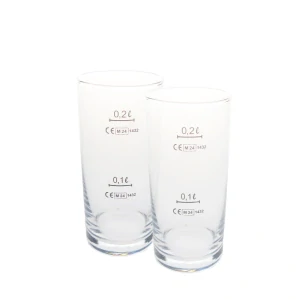 Pohár ciachovaný DVOJÁK CE 0,10-0,20 l