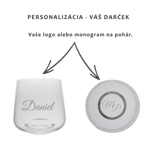 Pohár s vlastným menom / logom LUME 370 ml