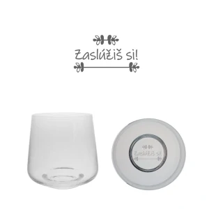 Pohár "Zaslúžiš si" pieskovanie LUME 370 ml