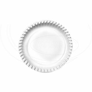 Papierový tanier biely recykl. Ø23 cm [15 ks] 65211