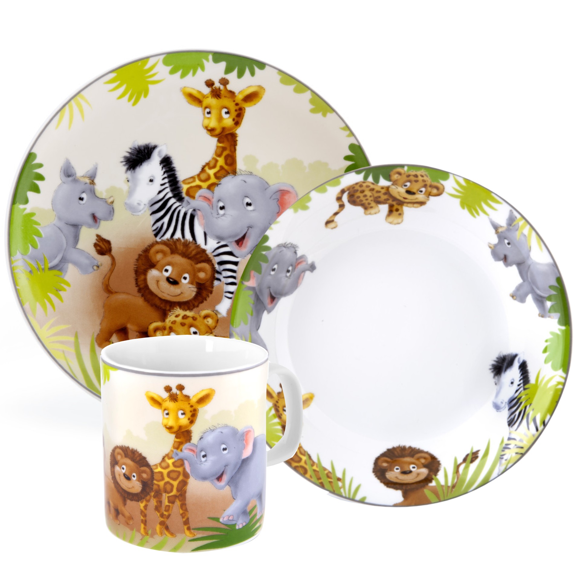 Detská súp. AFRIKA porcelán 3diel
