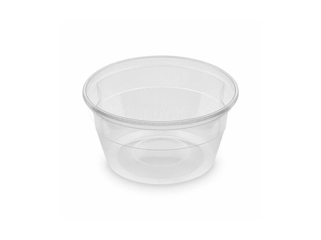Miska PP priehľadná priemer127 mm 500ml /balená50 ks/ 