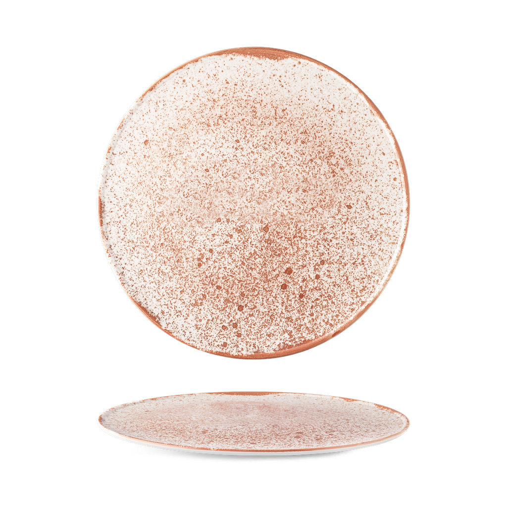 Tanier na pizzu 32 cm Basic PIZZA prskaný červený