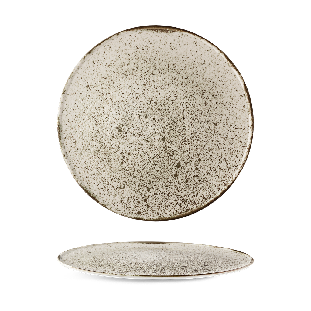 Tanier na pizzu 32 cm Basic PIZZA prskaný zelený