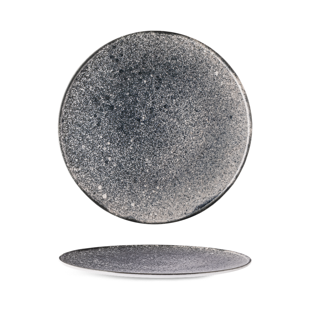 Tanier na pizzu 32 cm Basic PIZZA modro-sivý