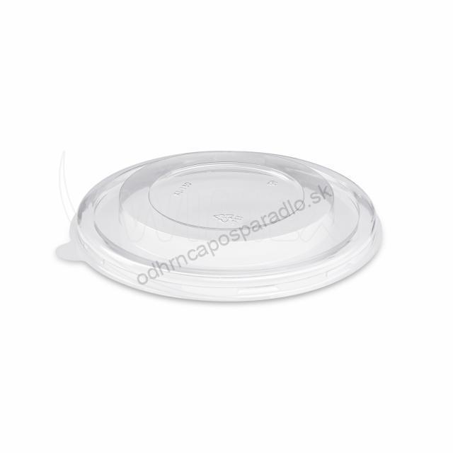 Viečko (rPET) priehľadné pre papierovú misku Ø150mm bal50 ks