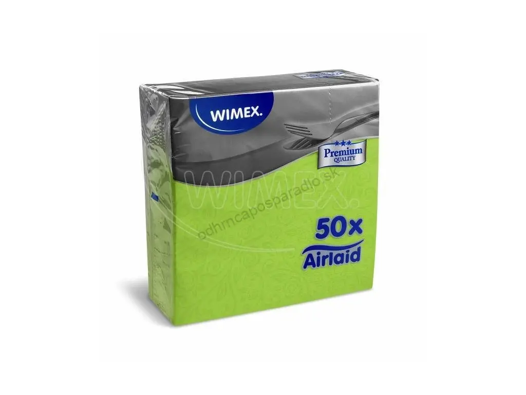 Servitky sv.zelené dekor R 50 ks PREMIUM 40x40cm