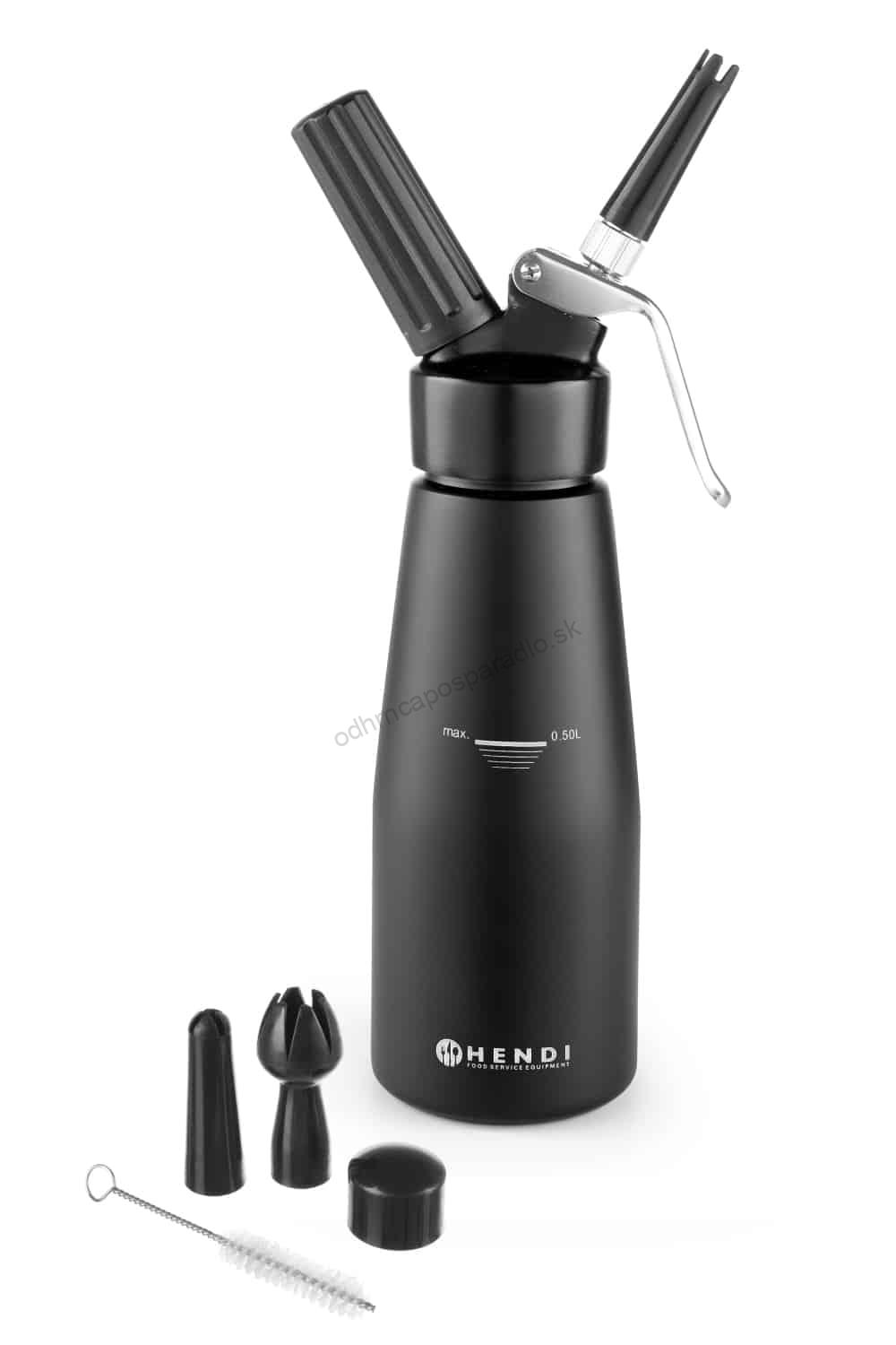 Šlah. flaša 0,5 l ČIERNA Kitcheni Line ⌀8x(H)26 cm