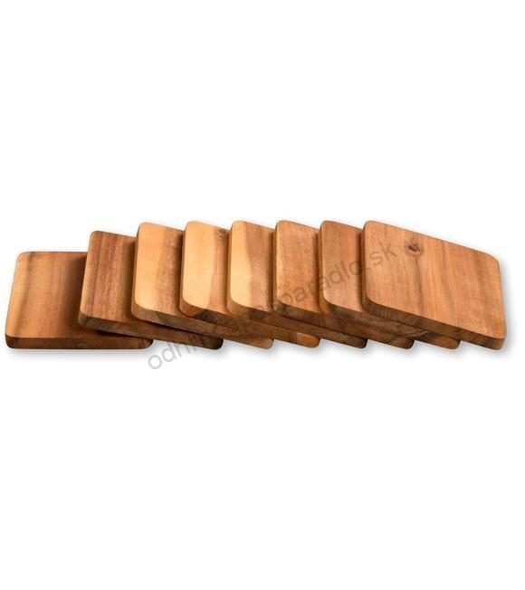 Raclette dosky 10x8x0,7 cm 10 ks akácia