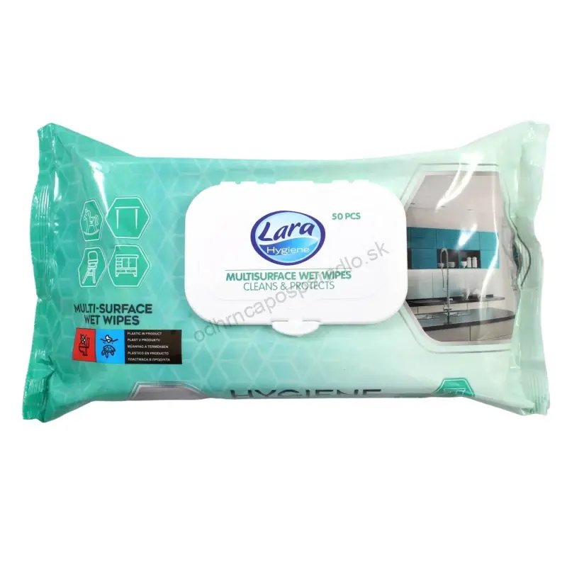 LARA HYGIENE vlhčené utierky do kuchyne 50 ks