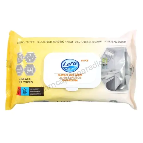 LARA HYGIENE vlhčené utierky na kúpeľne 50 ks
