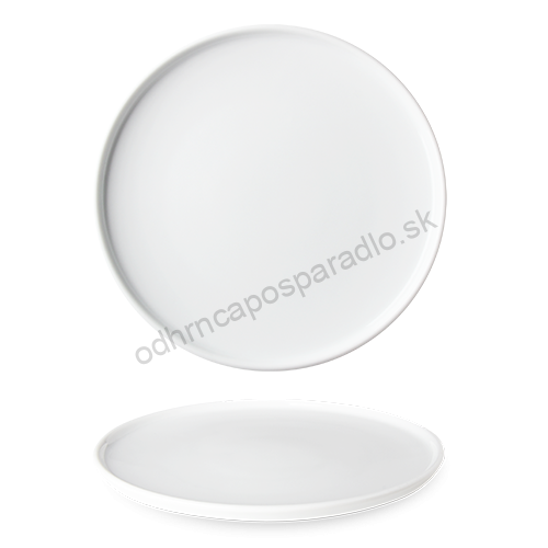 Tanier plytký rovný 29 cm OPTIMO white glazed