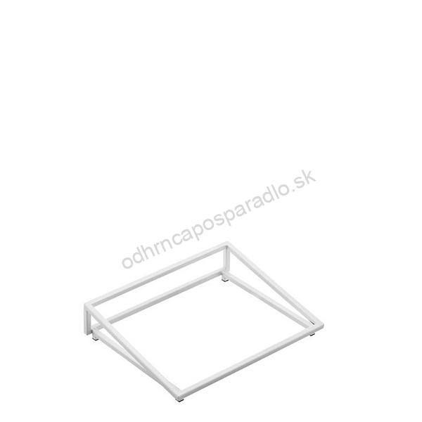 Podstavec pre bufet naklopený 32,5x26,5x7 cm VENEZIA biely