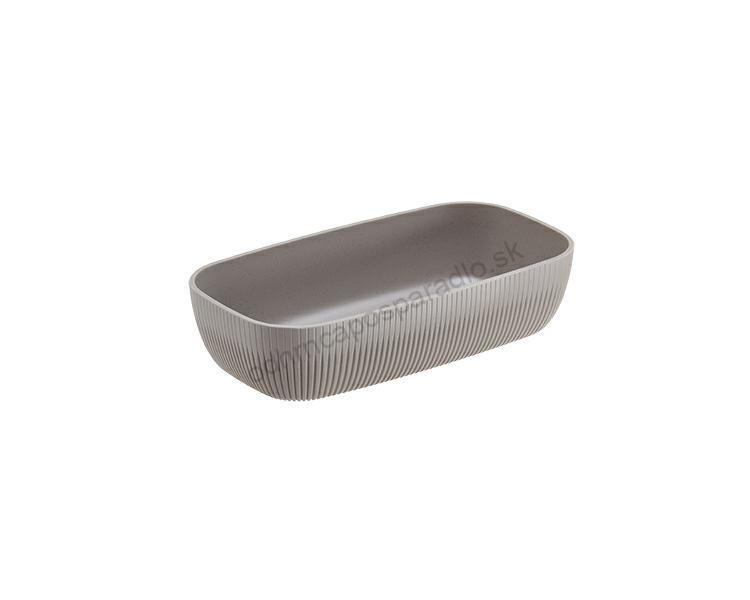 Gastronádoba - podnos melamín GN 1/3 32,5x17,6x7,5 cm NORWAY sivá