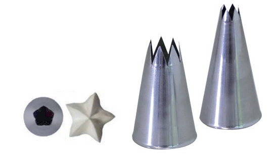 Koncovka lisovaná nerez - hviezda 5 mm