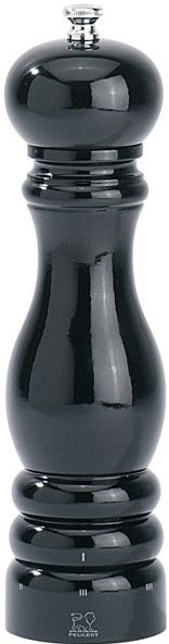 Mlynček Paris Zirlion na soľ 30 cm, čierny lesklý