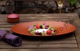 Tanier okrúhly extra plytký - magma 29 cm