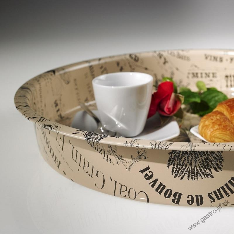 Podnos guľatý Vintage pr. 32 cm