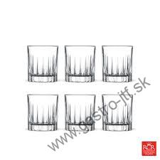 RCR poháre na likér / destilát 80 ml TIMELESS (6 ks)
