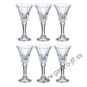 WELLINGTON flute poháre na likér 49 ml 6 ks
