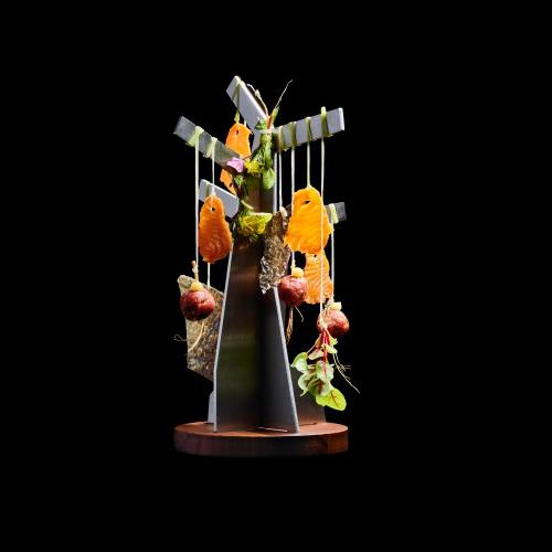 Strom oceľový na predkrm Sketches