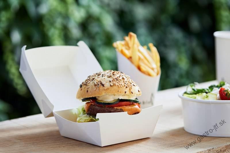 Box na hamburger (25ks) - KOMPOSTOVATEĽNÝ