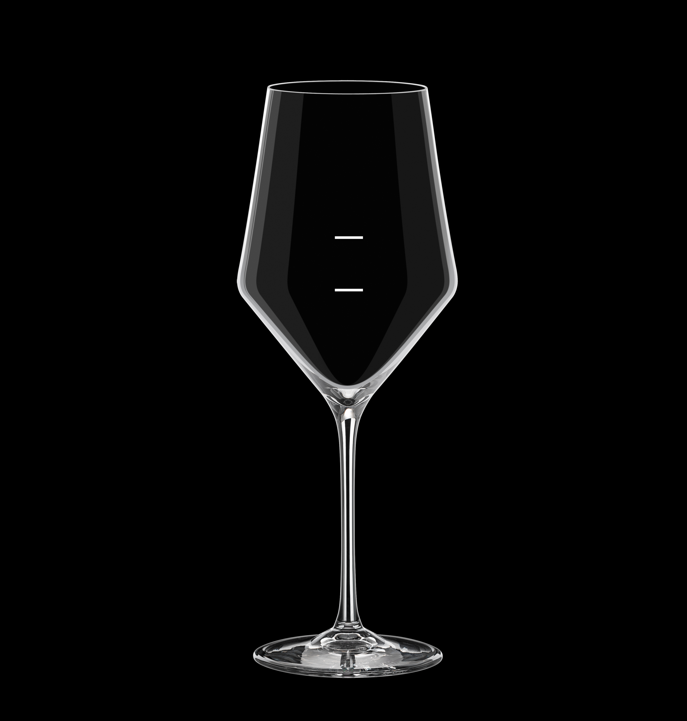 Wine 520 ml EDGE orientač. rysky 0,1 + 0,2 l