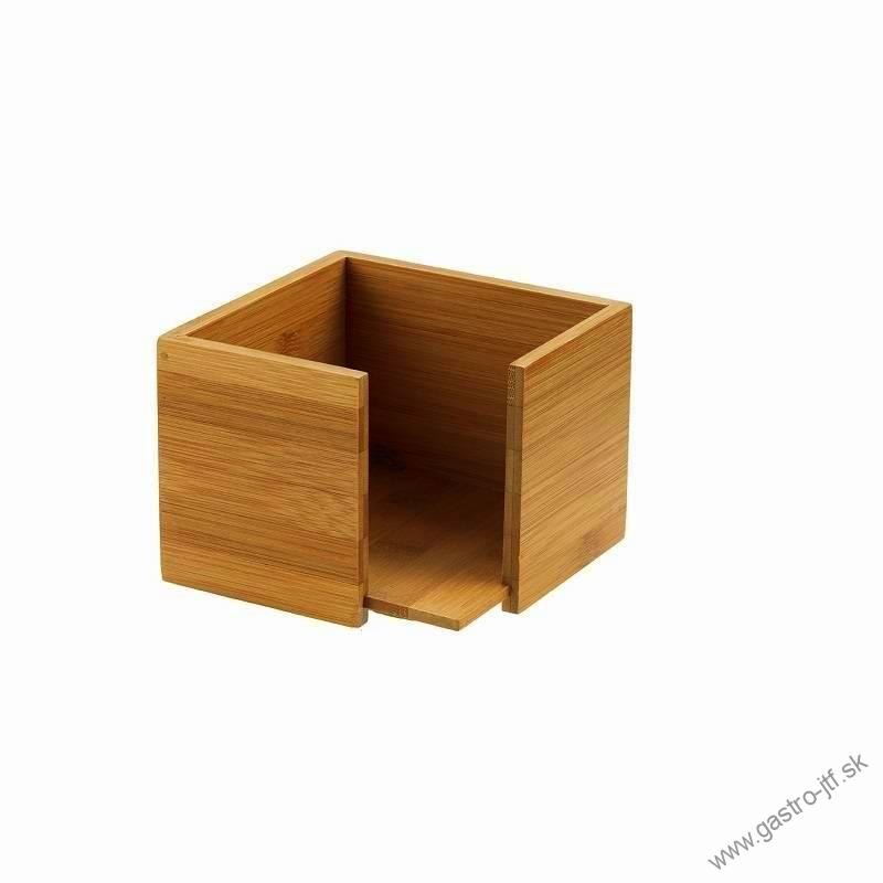 Zásobník na servítky 25 cm bambus