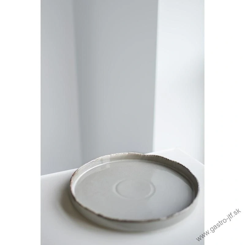 Samto tanier plytký pr. 28 cm šedý