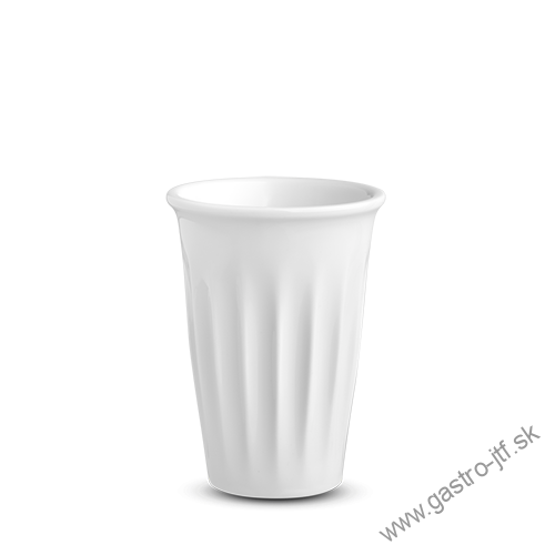 Pohárik 25 cl COF2GO biely + viečko