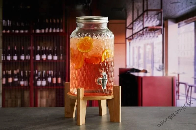 Dávkovač nápojov 5,6 l + bambus podstavec