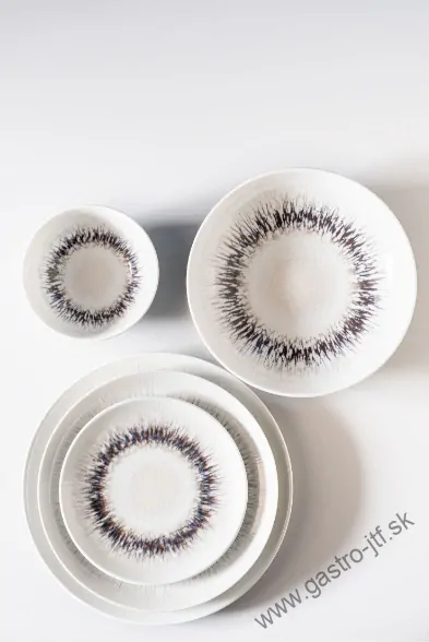 Tanier plytký 27 cm Isabelle SPHERES GREY